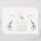 Luxe Floral Wedding Foil Invitation