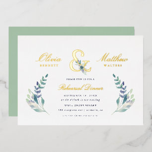 Luxe Floral Wedding Rehearsal Dinner