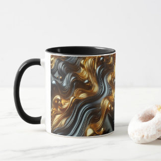 Luxe Flow Satin Black Mug