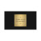 Luxe Glamour Black and Gold Business Card