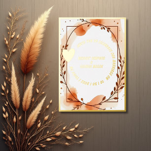 Luxe gold rustic boho floral Wedding