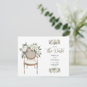 Luxe Greenery Wedding Save the Date