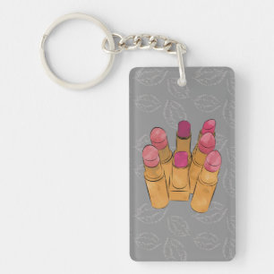 Luxe Lipstick Kiss Key Ring