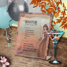 Luxe Metallic Copper Quinceañera Signature Drinks 
