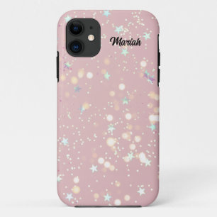 Luxe modern pink sweet girl iPhone 11 case