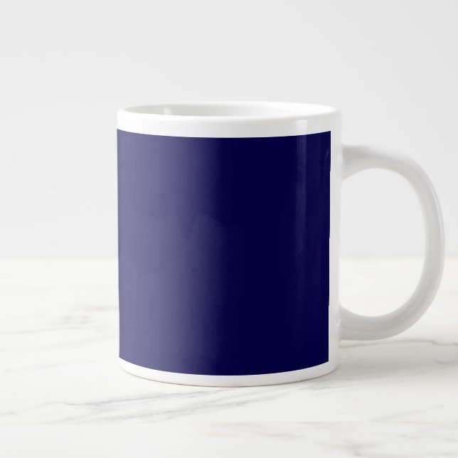 Luxe Navy CUSTOMIZABLE JUMBO Mug (Right)