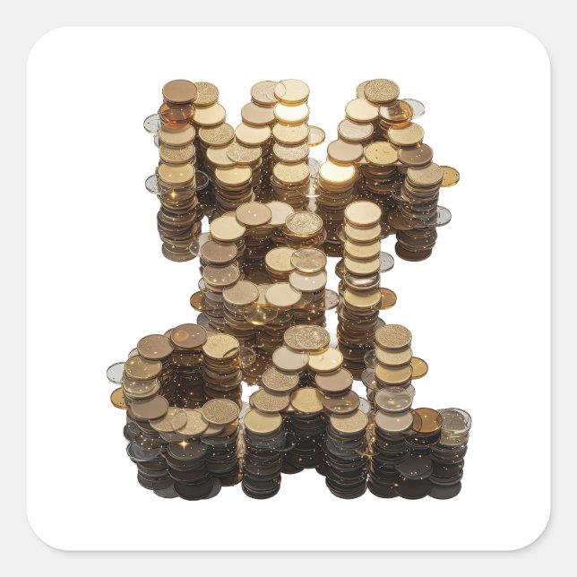 Luxe Silver MONEY Gift Sticker (Front)