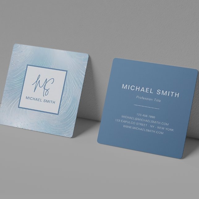 Luxe Square Business Card – Professional (Creator Uploaded)
