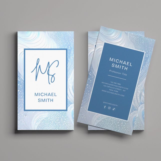 Luxe Square Business Card – Professional (Creator Uploaded)