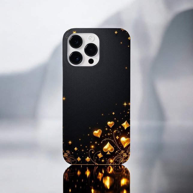 Luxe Starry Hearts Case-Mate iPhone Case (Creator Uploaded)