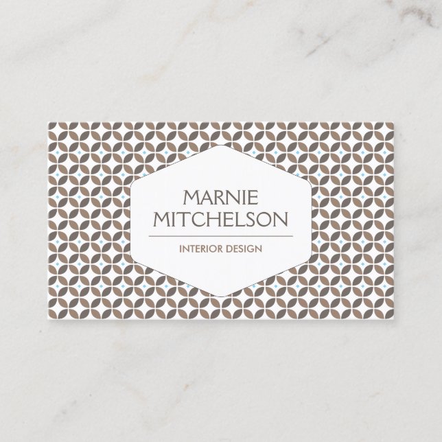 LUXE VINTAGE GLAMOUR BUSINESS CARD (Front)