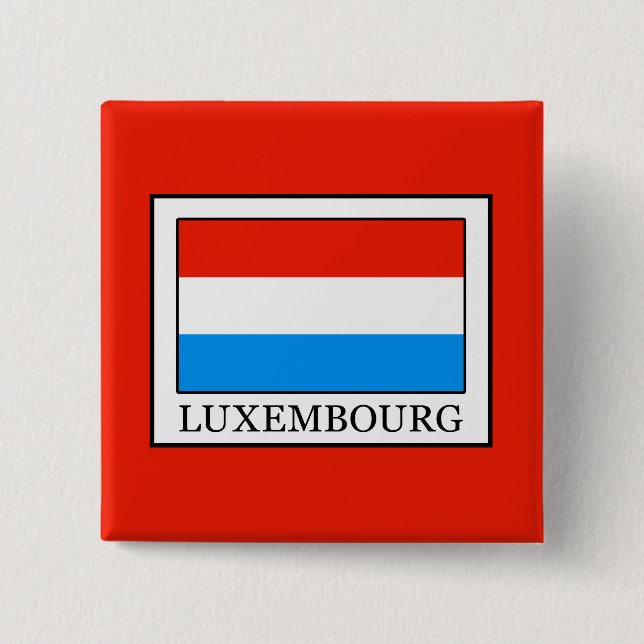 Luxembourg 15 Cm Square Badge (Front)