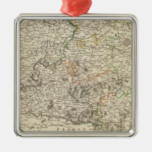 Luxembourg, Belgium Metal Ornament
