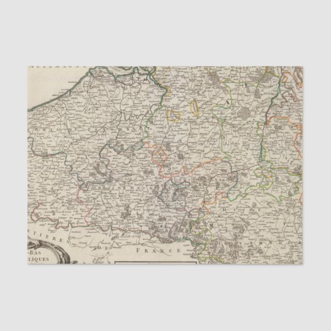 Luxembourg, Belgium Tissue Paper (Front)