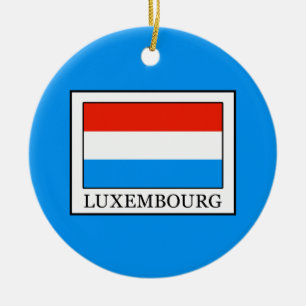 Luxembourg Ceramic Ornament