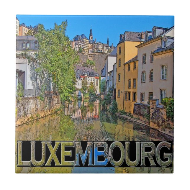 Luxembourg Ceramic Tile (Front)