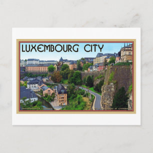 Luxembourg City Postcard