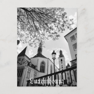 Luxembourg city postcard