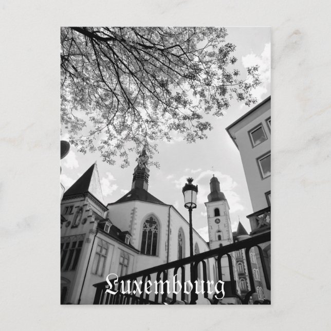 Luxembourg city postcard (Front)
