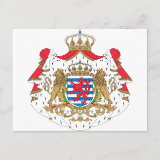 Luxembourg Coat of Arms Postcard