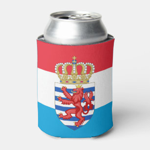Luxembourg coat of arms (with name underneath) can cooler