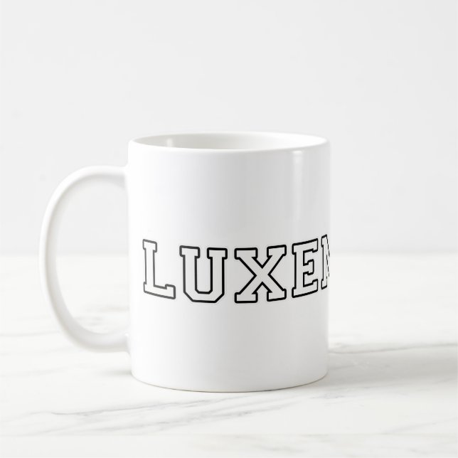 Luxembourg Coffee Mug (Left)