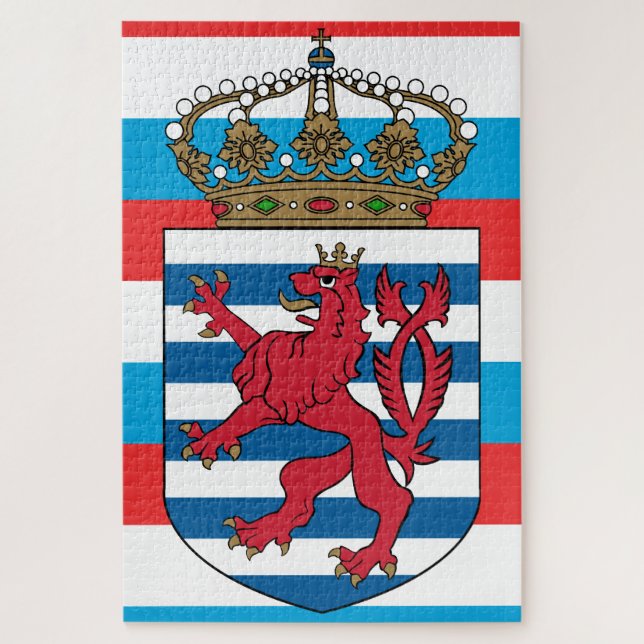 luxembourg emblem jigsaw puzzle (Vertical)