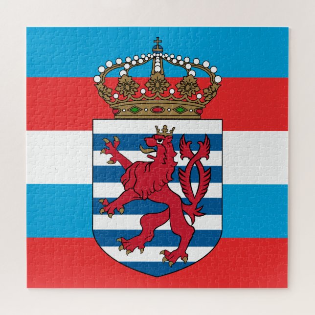 luxembourg emblem jigsaw puzzle (Horizontal)