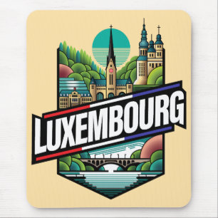 Luxembourg Europe Mouse Pad