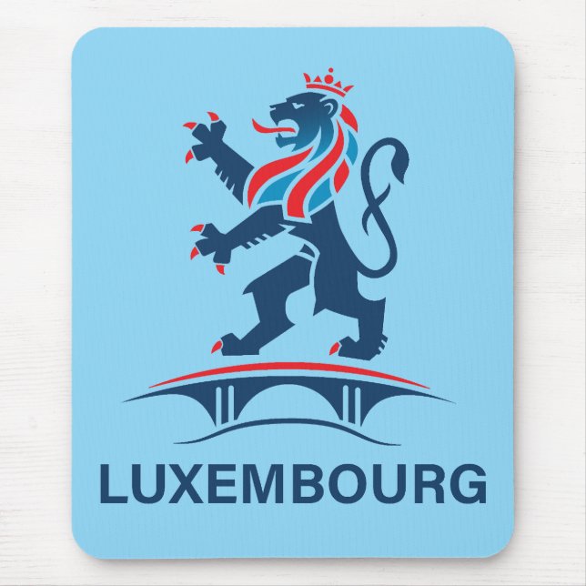 Luxembourg Europe Mouse Pad (Front)