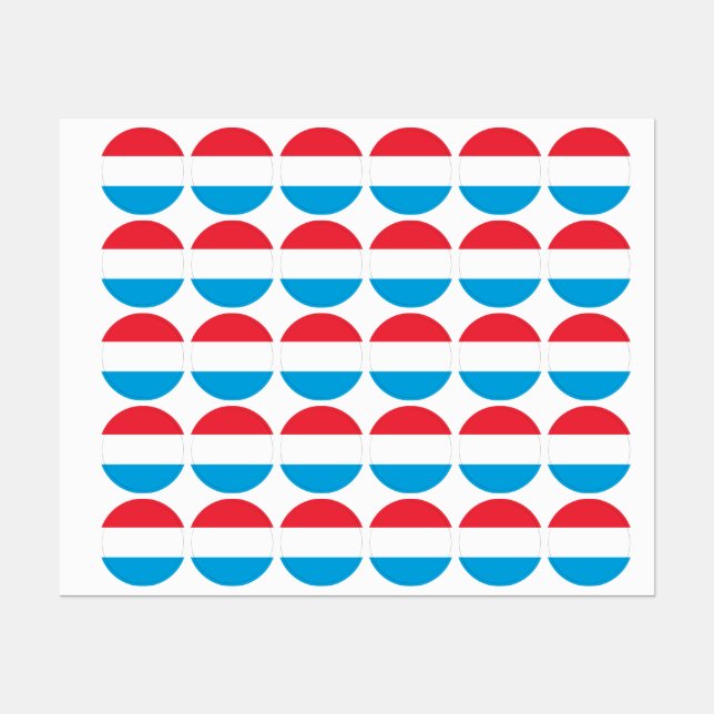 Luxembourg flag (Sheet)