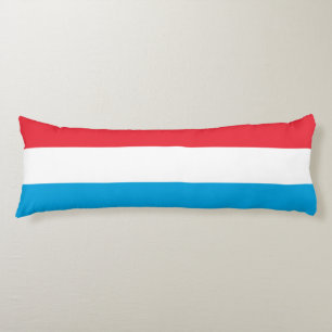 Luxembourg flag body cushion