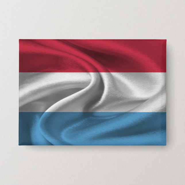 Luxembourg Flag Button (Front)