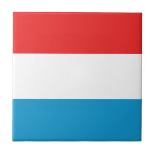 Luxembourg Flag Ceramic Tile