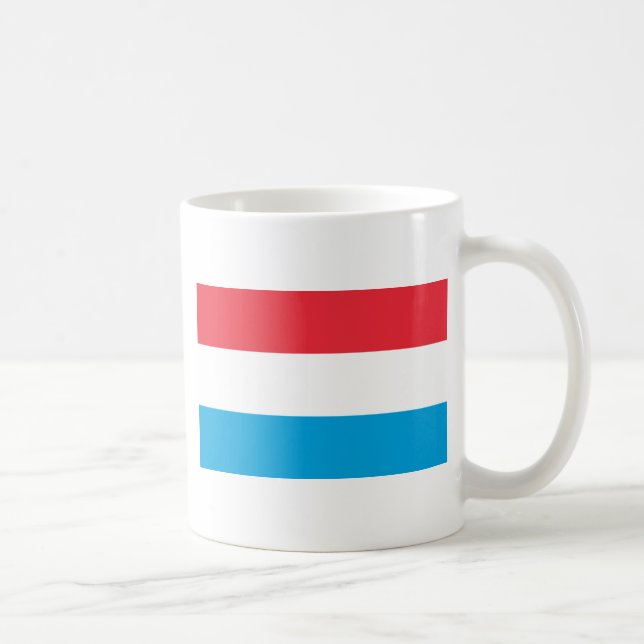 Luxembourg FLAG Coffee Mug (Right)