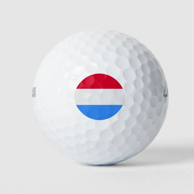 Luxembourg Flag Golf Balls (Front)
