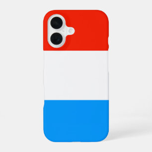 Luxembourg Flag iPhone 16 Case