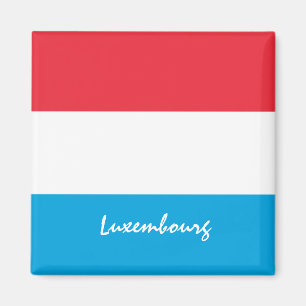 Luxembourg flag & Luxembourg travel /sports Magnet