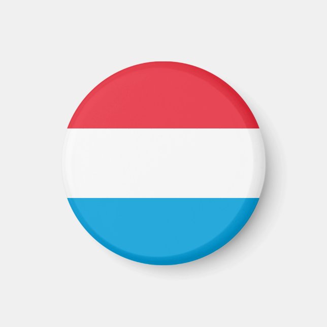 Luxembourg flag magnet (Front)