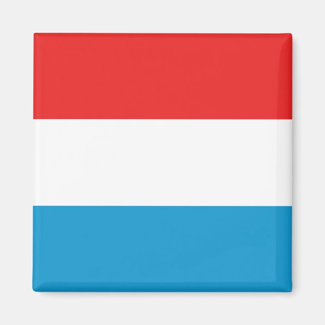 Luxembourg Flag Magnet (Front)