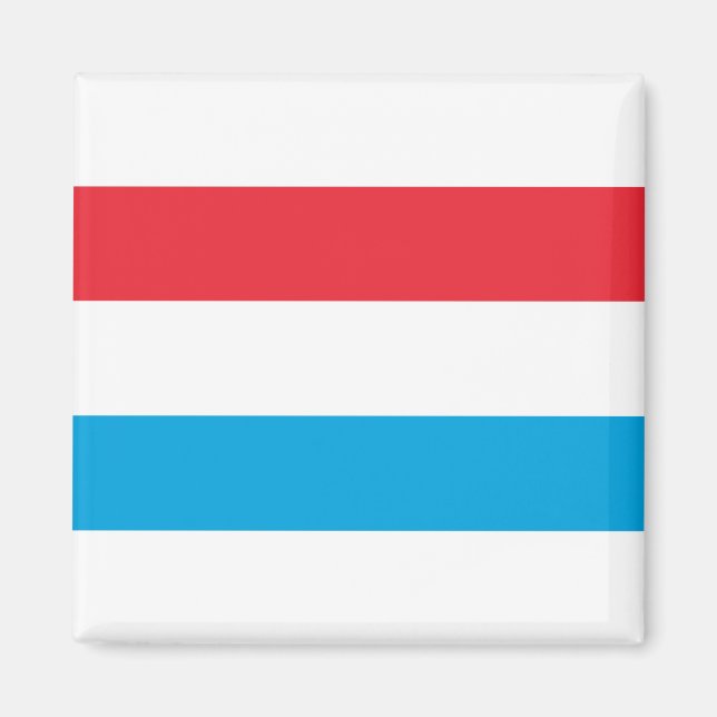 Luxembourg Flag Magnet (Front)