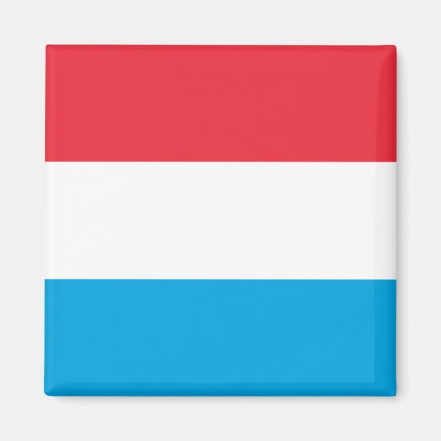 Luxembourg Flag Magnet (Front)