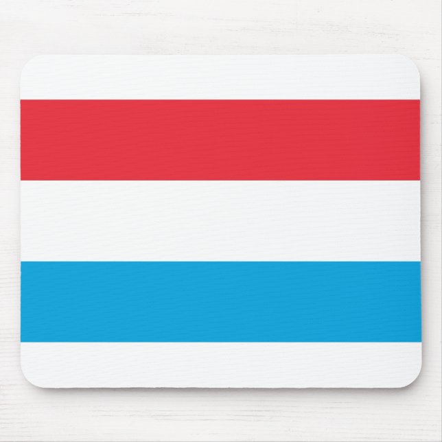 Luxembourg Flag Mouse Pad (Front)