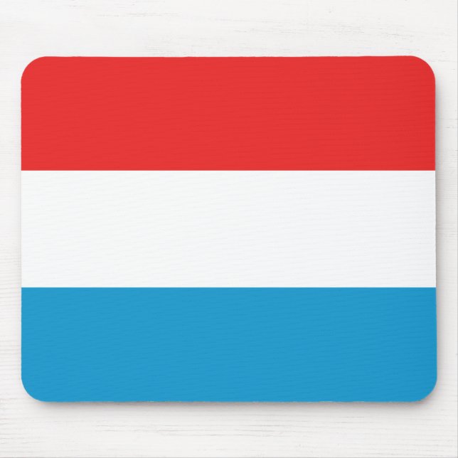 Luxembourg Flag Mousepad (Front)