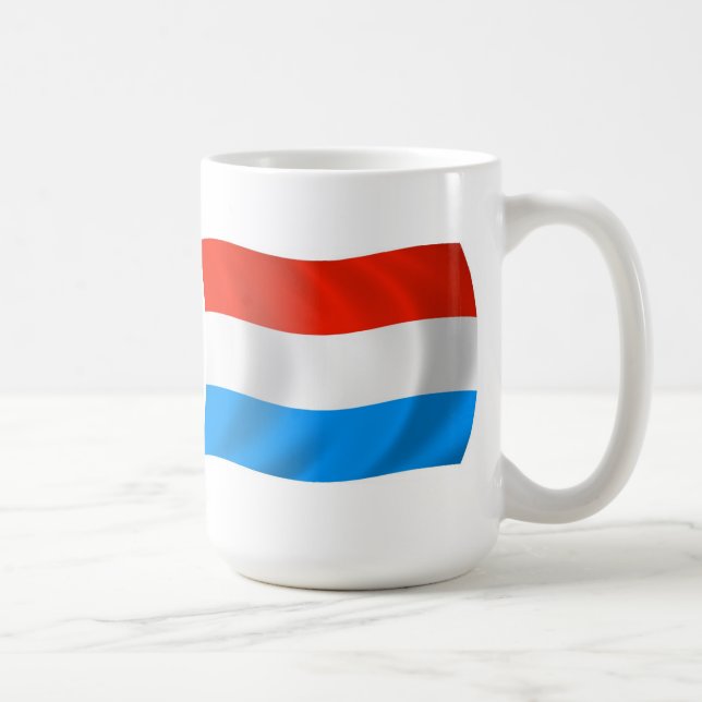 Luxembourg Flag Mug (Right)