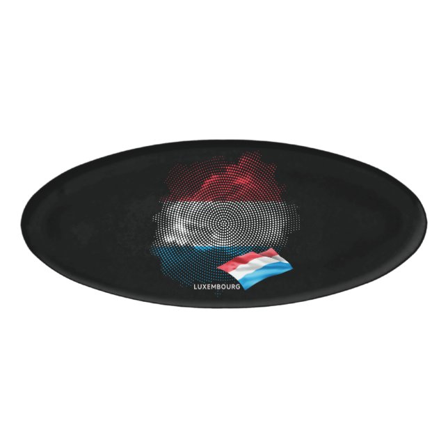 Luxembourg flag name tag (Front)