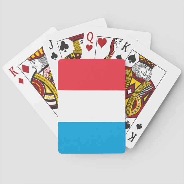Luxembourg Flag Playing Cards (Back)