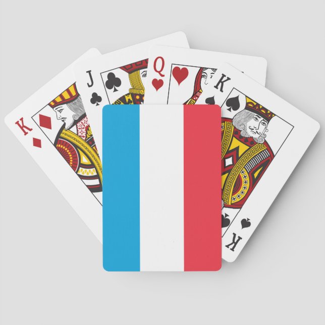 Luxembourg Flag Playing Cards (Back)