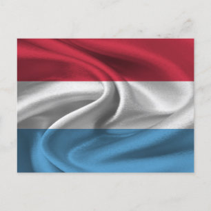 Luxembourg Flag Postcard