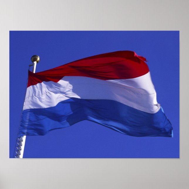 Luxembourg flag RF) Poster (Front)